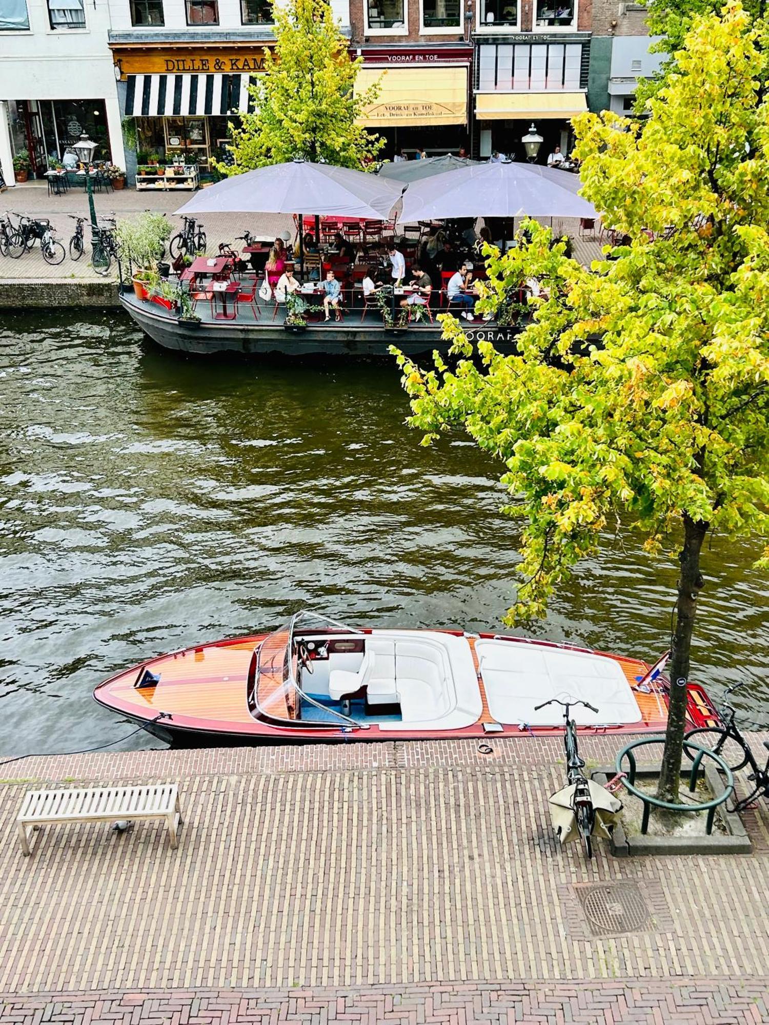 Leiden City Centre Canal View Or Terrace View Apartments Exterior photo
